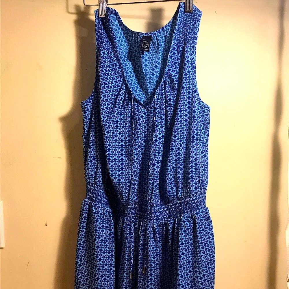 Gap Blue Patterned Dress